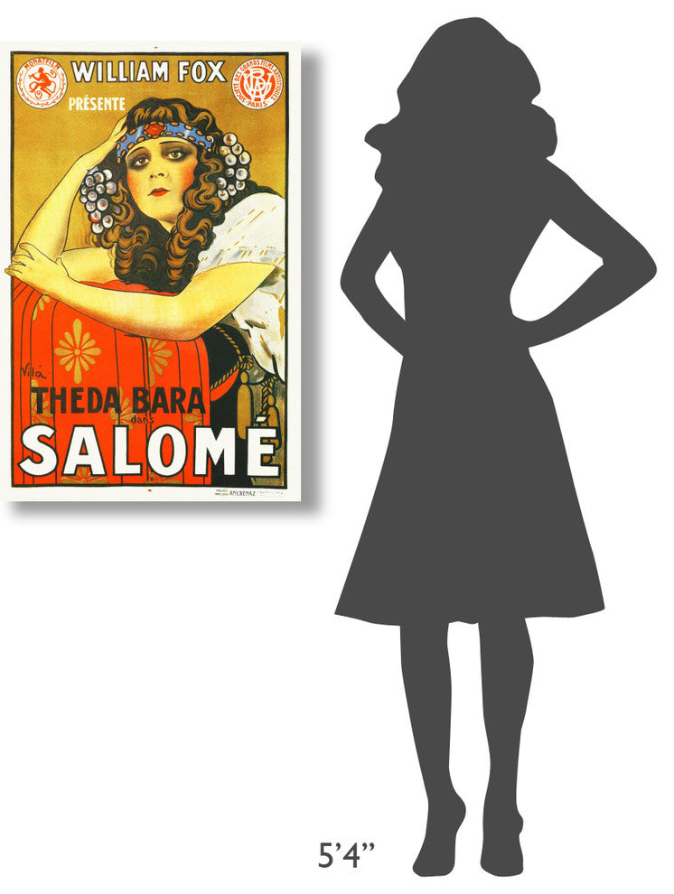 "Salome with Theda Bara,  1923" Canvas by Hollywood Photo Archive, 24x36"