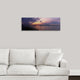 "Michigan, Macinaw City, Mackinac Bridge" Canvas Art, 36"x12"x1.25"