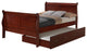 Full Trundle Bed, Cherry