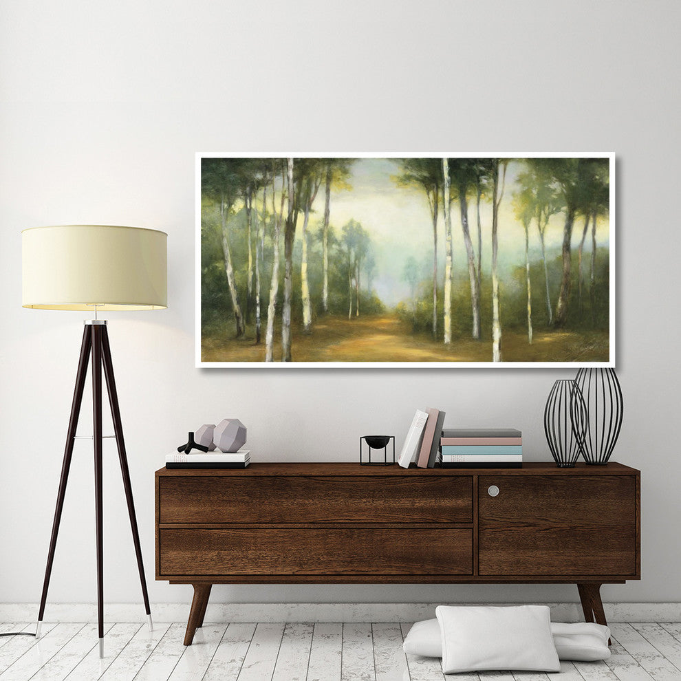 "Then Again" Digital Paper Print by Julia Purinton, 74"x38"