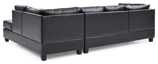Pasqual Sectional, Black Pu