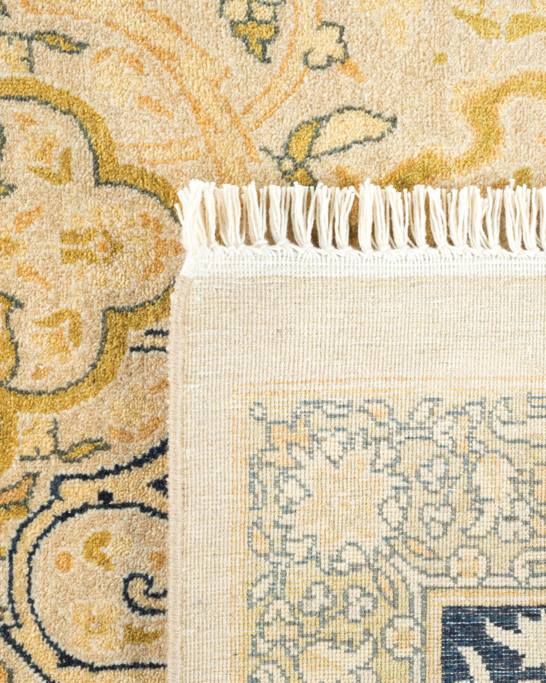 Adeline, One-of-a-Kind Hand-Knotted Area Rug Ivory, 6'1"x9'2"