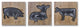 Animal Plaque, 3-Piece Set, 14"SQ Wood/MDF