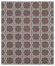 Rug N Carpet - Handmade Wool 8' 0'' x 9' 8'' Geometric Dhurrie Kilim Rug