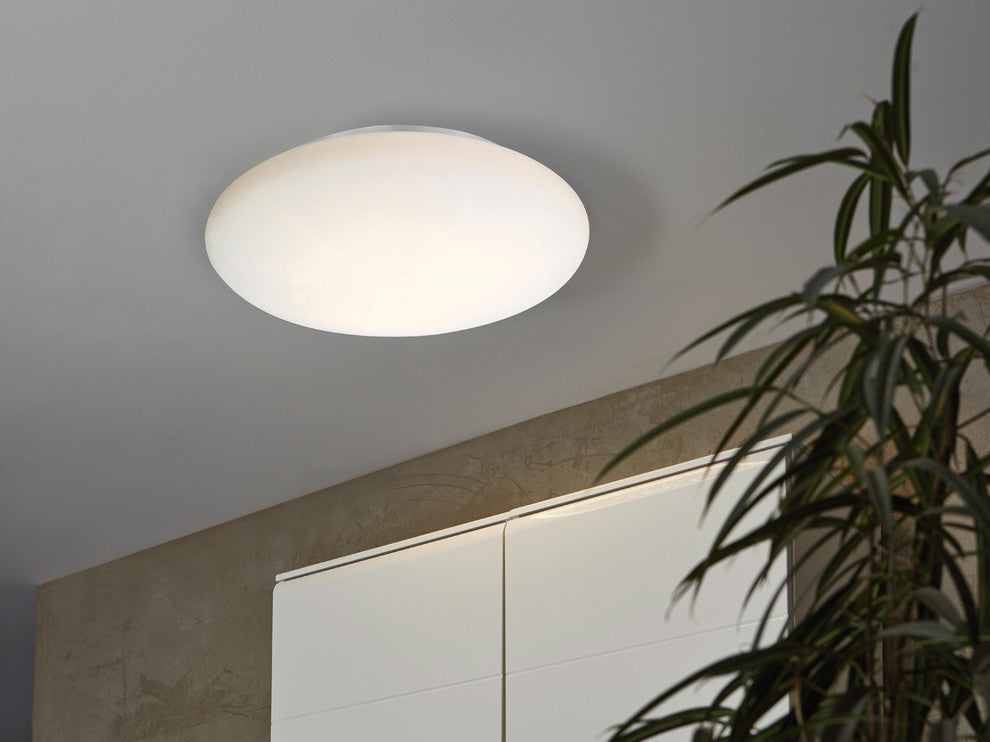 Eglo 3x60w Ceiling Light W/ White Finish & Opal Glass - 90418A
