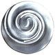 Circle Spiral Knob, Satin