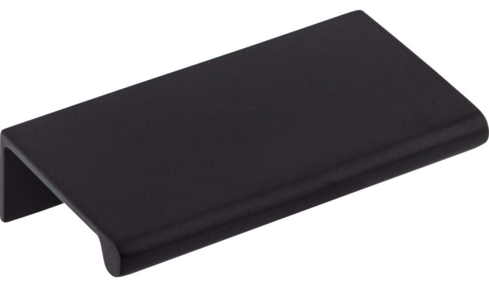 Top Knobs TK501 Europa 2 Inch Center to Center Finger Cabinet - Black