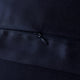 High Shine Satin Euro Sham, 27"x27", Navy, 1 Piece