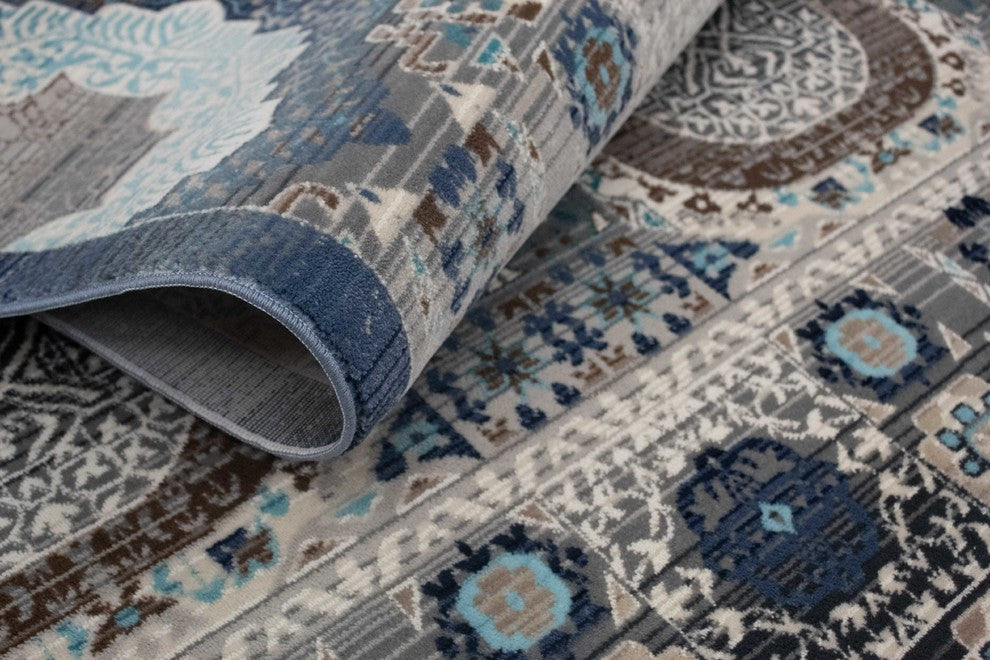 Noori Rug Latif Evonne Blue/Brown Rug