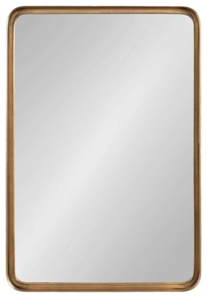 Armenta Framed Wall Mirror, Gold, 20"x30"