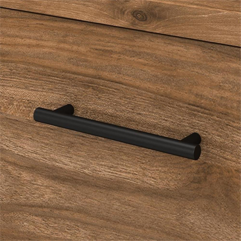 Pemberly Row 2 Drawer Lateral File Cabinet in Fresh Walnut - Engineered Wood