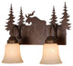 Vaxcel Yellowstone 2-Light Vanity Light VL55602BBZ, Burnished Bronze