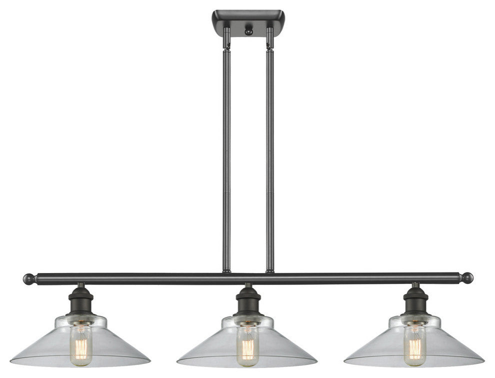 Innovations Lighting 516-3I-Ob-G132 3 Light Island Light