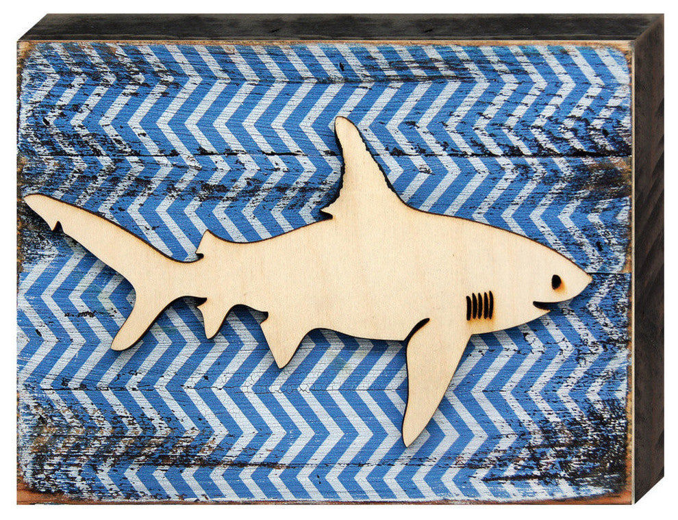Vintage Deep Sea Shark Vintage Block
