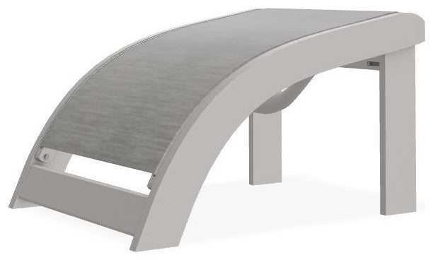 Adirondack Sling Outdoor Ottoman, Sicily/Warm Gray