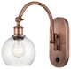 Innovations 518-1W-AC-G124-6-LED 1-Light Sconce, Antique Copper