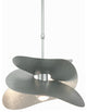 Hibiscus Small Pendant, Vintage Platinum Finish, Standard Overall Height