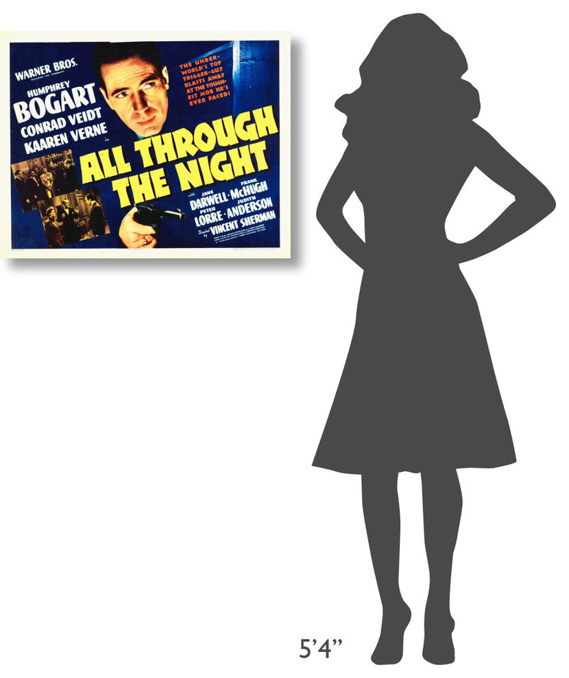 "All Through The Night" Canvas by Hollywood Photo Archive, 30x23"