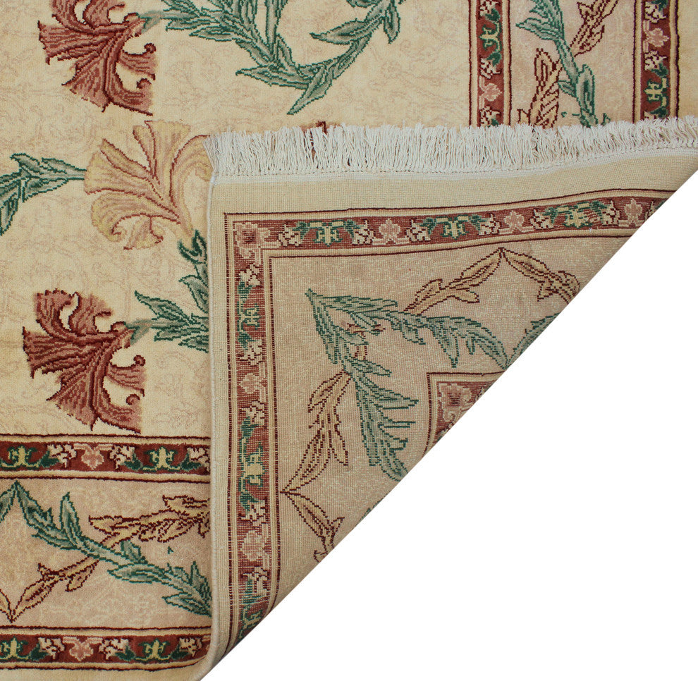 Pak-Persian Carnation Beige Rug, 6'2x8'11