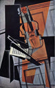 William Michael Harnett The Violin Wall Decal