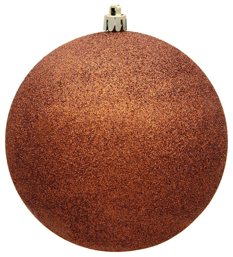 Vickerman N594088DG 15.75" Copper Glitter Ball Ornament
