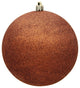 Vickerman N594088DG 15.75" Copper Glitter Ball Ornament