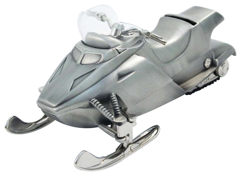 Elegance Pewter Plated Snow Mobile Bank