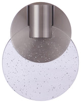 Craftmade Glisten 1 Light LED Wall Sconce, Brushed Polished Nickel