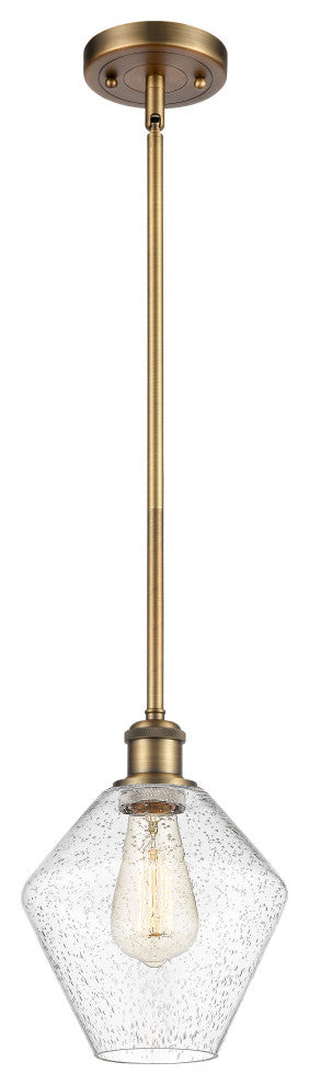 Innovations 516-1S-BB-G654-8 1-Light Mini Pendant, Brushed Brass