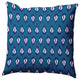 26" x 26" Ikat Tears Decorative Throw Pillow, Autumn Blue