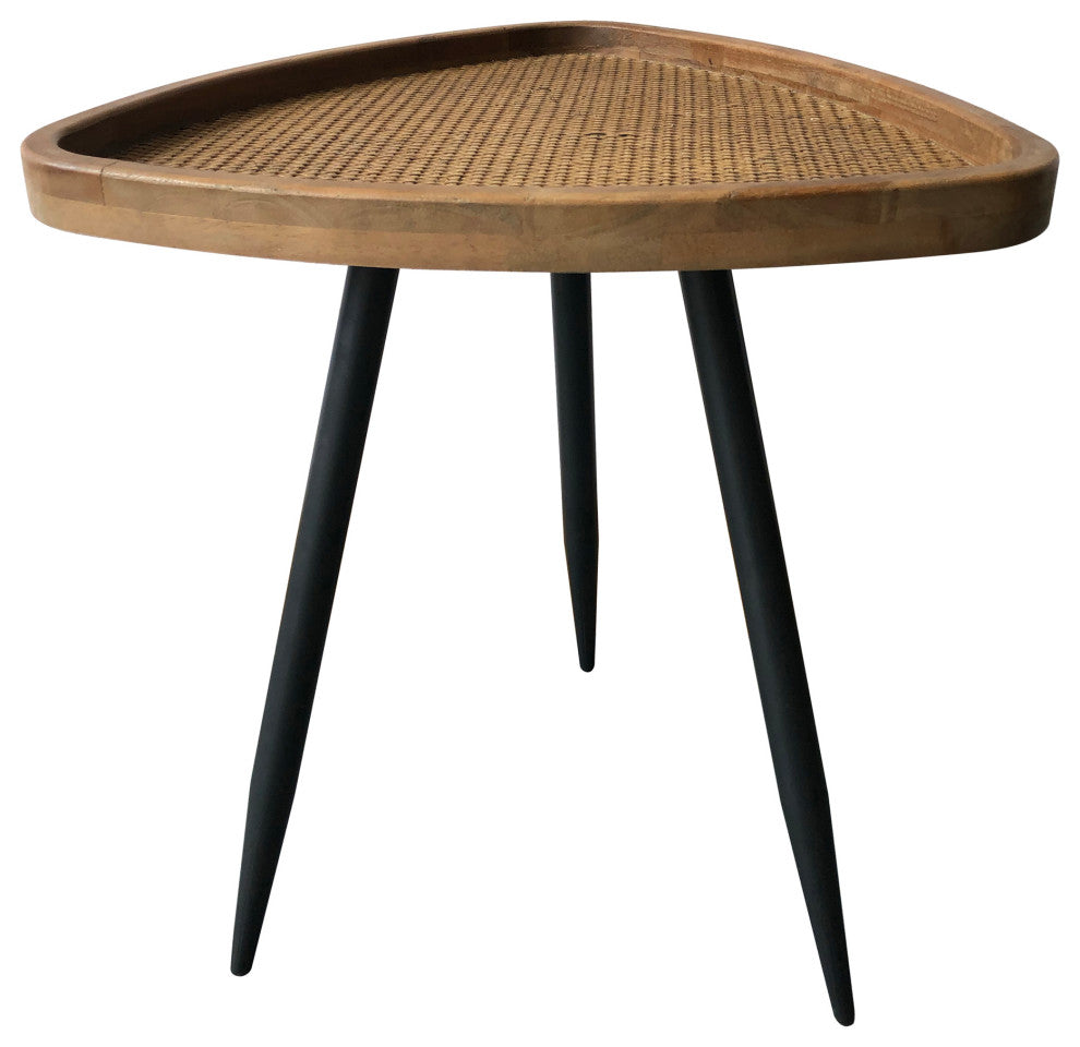 Rollo Rattan Side Table