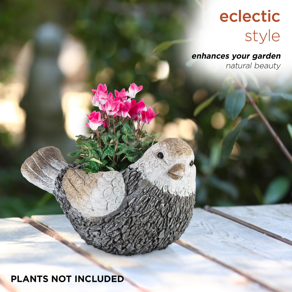 Bird Planter, 11"