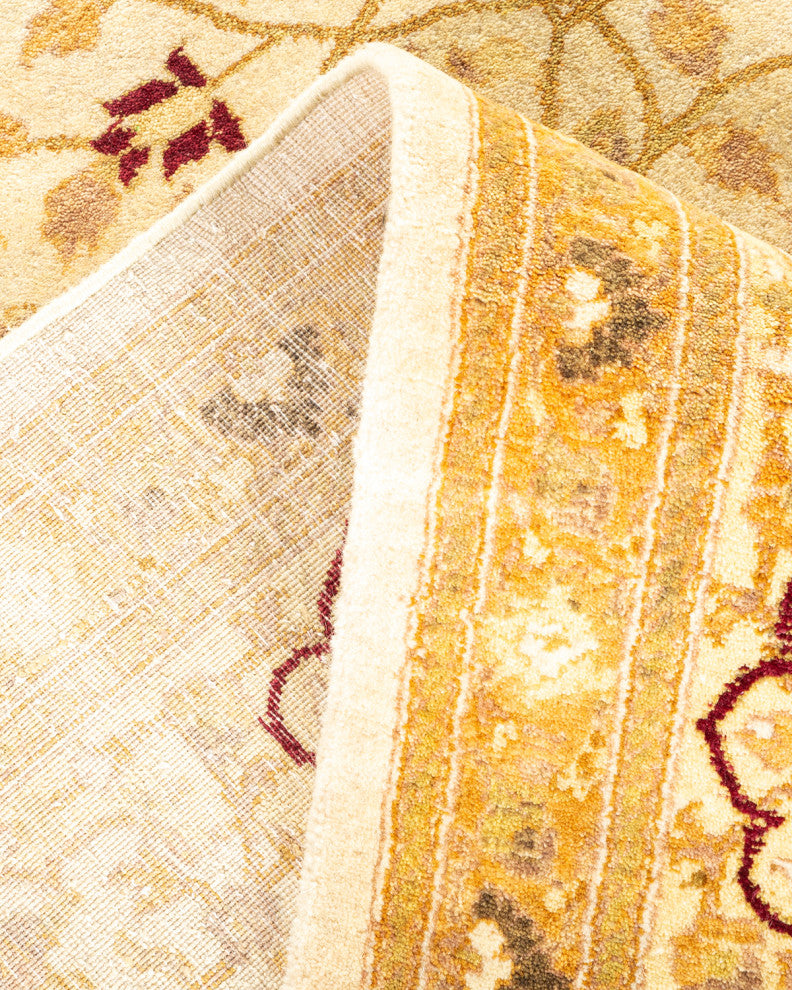 Mogul, One-of-a-Kind Hand-Knotted Area Rug Ivory, 8'1"x17'0"