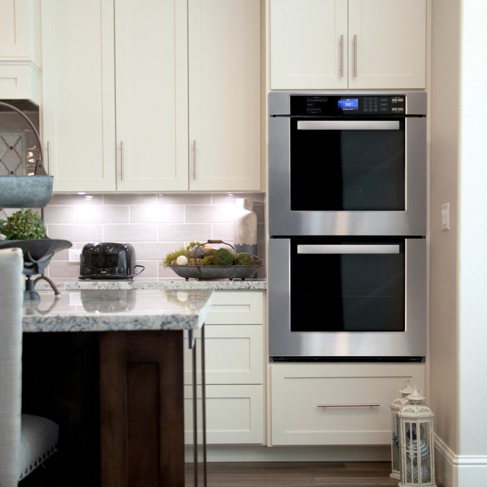 3-Piece 30" Electric Cooktop 30" Under Cabinet Range Hood 30" Wall Oven