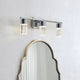 41" Warm Silver Arched Mirror