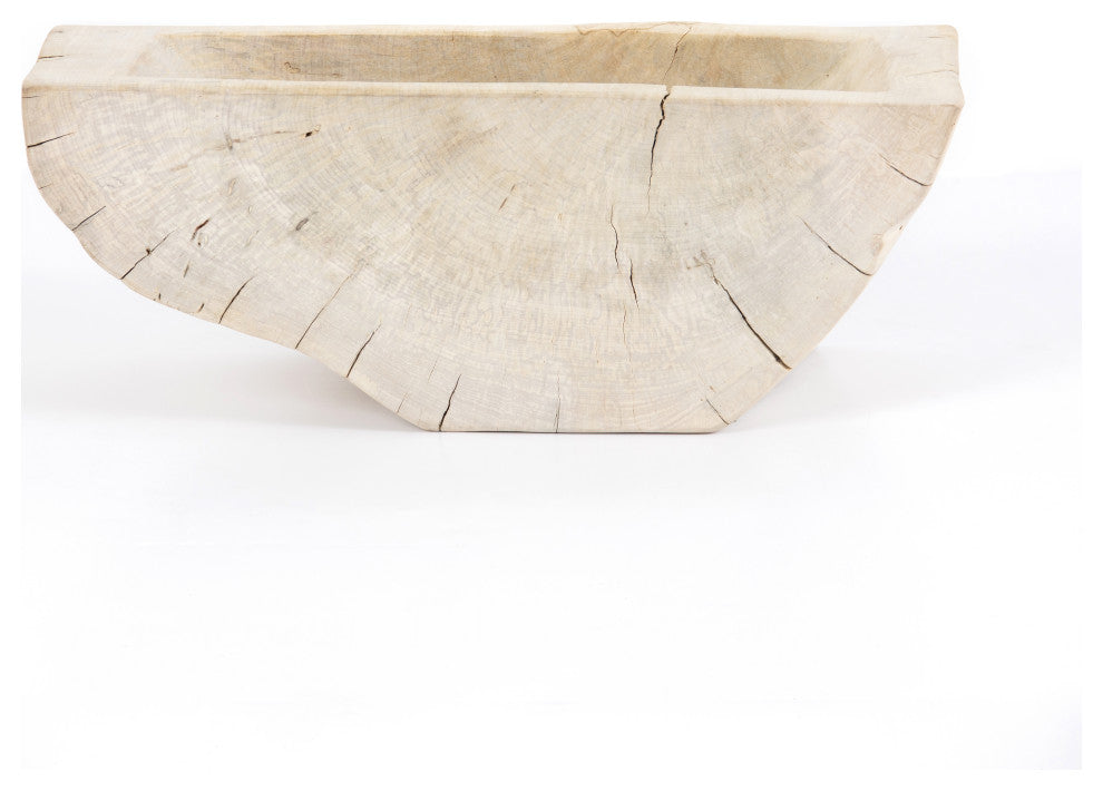 Centro Wood Bowl-Ivory