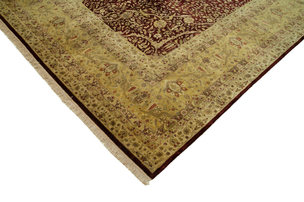 Rug N Carpet - Hand-Knotted Oriental 11' 11" x 15' 1" Large Oushak Area Rug