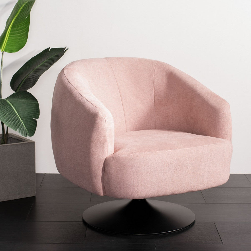 Safavieh Ezro Upholstered Accent Chair, Blush