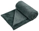Fox Faux Fur Throw Blanket, Gunmetal, 60''x80''