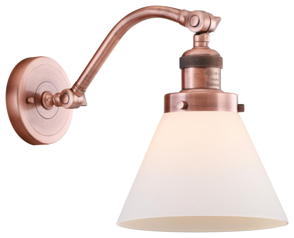 INNOVATIONS LIGHTING 515-1W-AC-G41-LED Large Cone 1 Light Sconce
