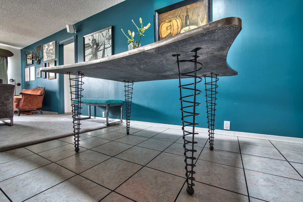 Modern Table Leg, 28" height, Single Leg, Straight