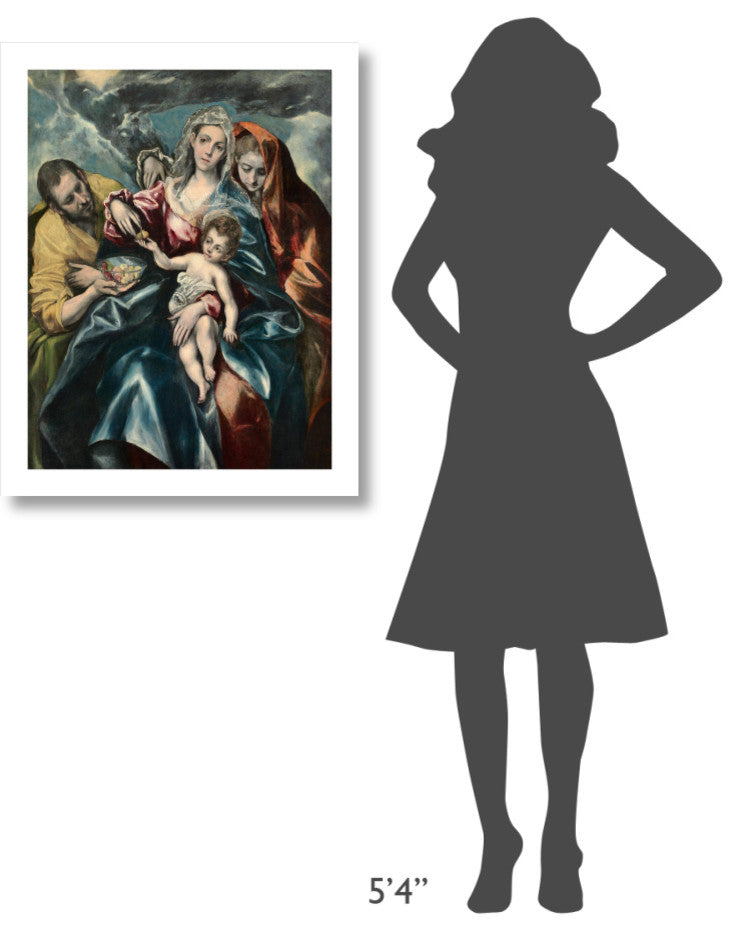 "The Holy Family with Mary Magdalen, c. 1590-1595" Print by El Greco, 25"x32"
