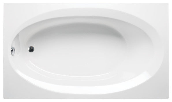 Malibu Delray Rectangle Bathtub Biscuit, 60"x42"x22", Massaging Air Jet