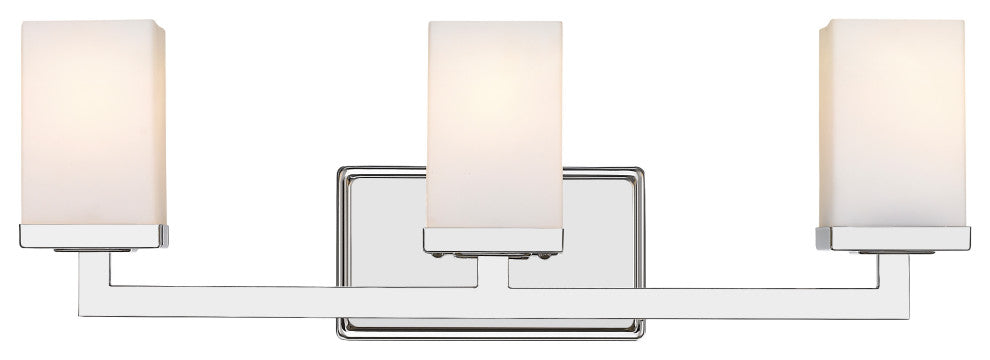Zlite 1901-3V 3-Light Vanity, Matte Opal