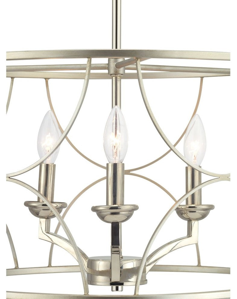 Landree Collection 3-Light Chandelier, Silver Ridge