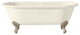 Cheviot Products Regal Cast Iron Bathtub With Faucet Holes and Shaughnessy