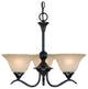 Oil Rubbed Bronze 3 Light Chandelier