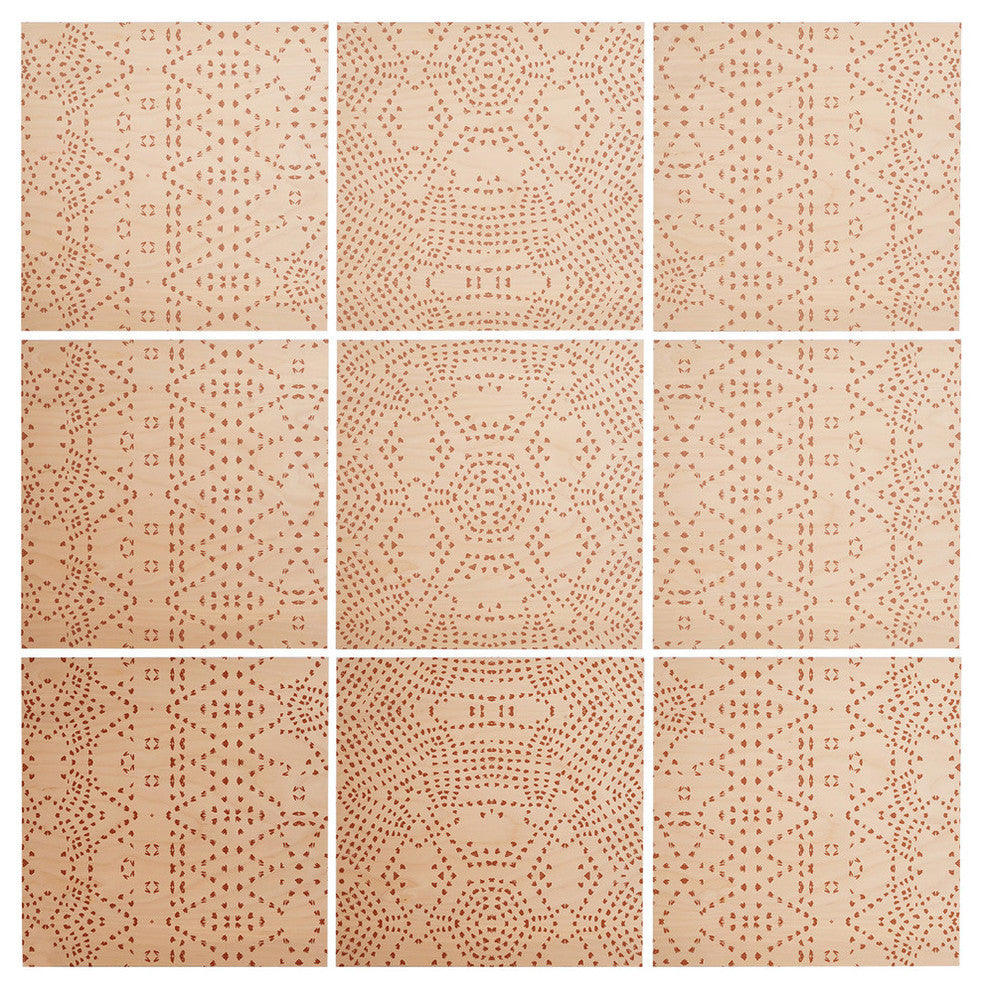 Deny Designs Holli Zollinger Marrakeshi Wood Wall Mural, 3'x3'