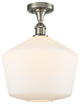 Innovations 516-1C-SN-G651-12-LED 1-Light Semi-Flush Mount, Brushed Satin Nickel