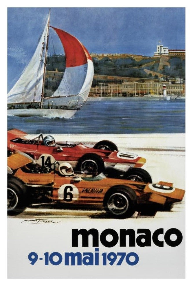 "Monaco / 9-10 mai 1970" Digital Paper Print by Michael Turner, 22"x32"